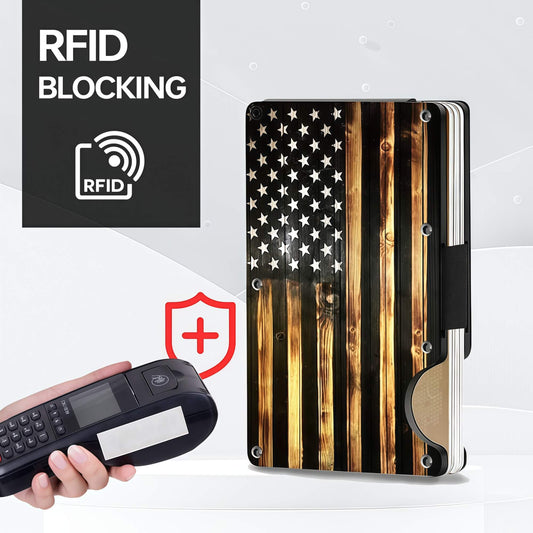 RFID Blocking Minimalist Slim Card Holder