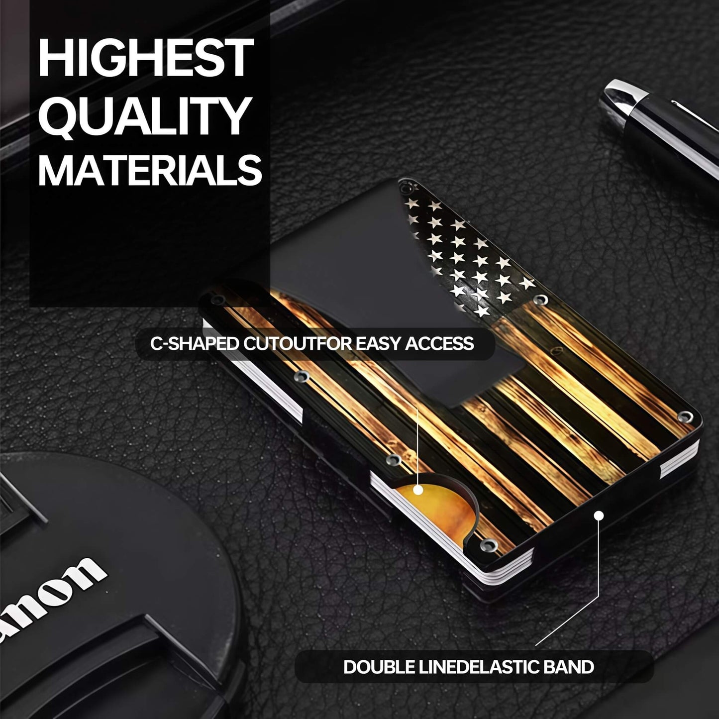 RFID Blocking Minimalist Slim Card Holder