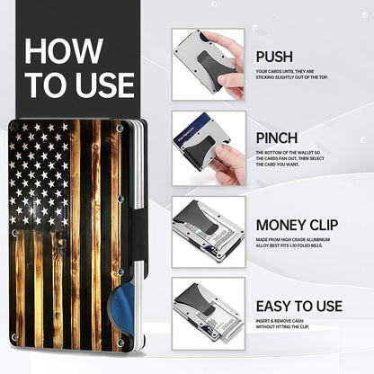 RFID Blocking Minimalist Slim Card Holder