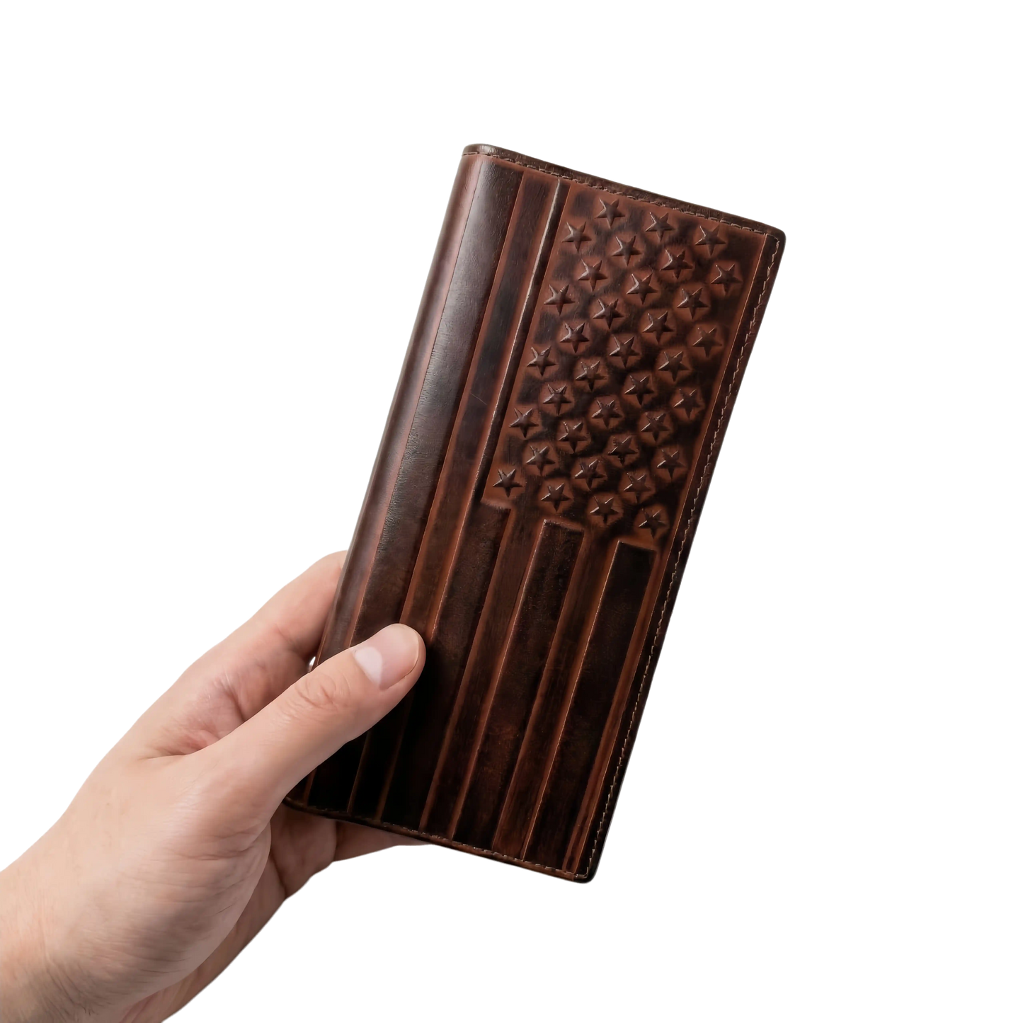 Real Cowhide Leather RFID-blocking Wallet