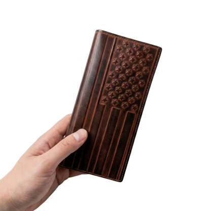 Real Cowhide Leather RFID-blocking Wallet