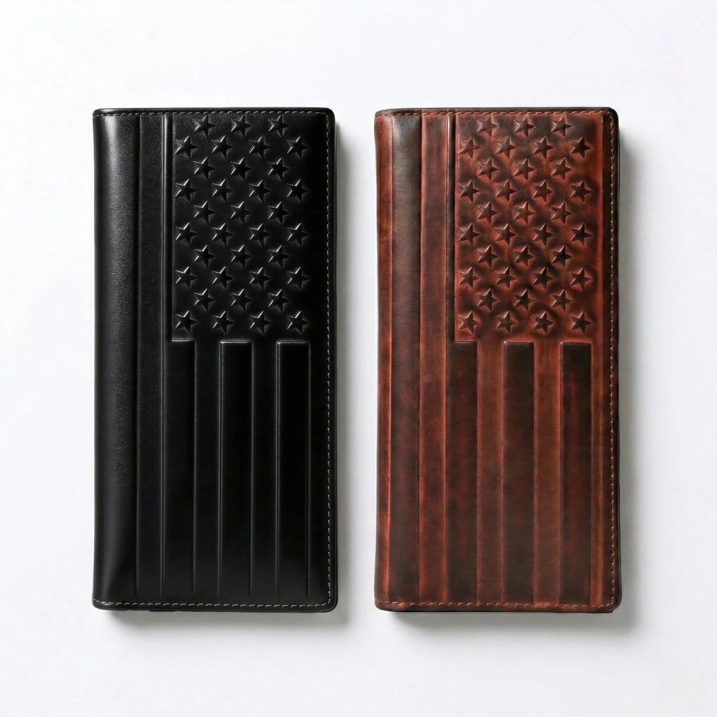 Real Cowhide Leather RFID-blocking Wallet