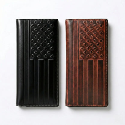 Real Cowhide Leather RFID-blocking Wallet