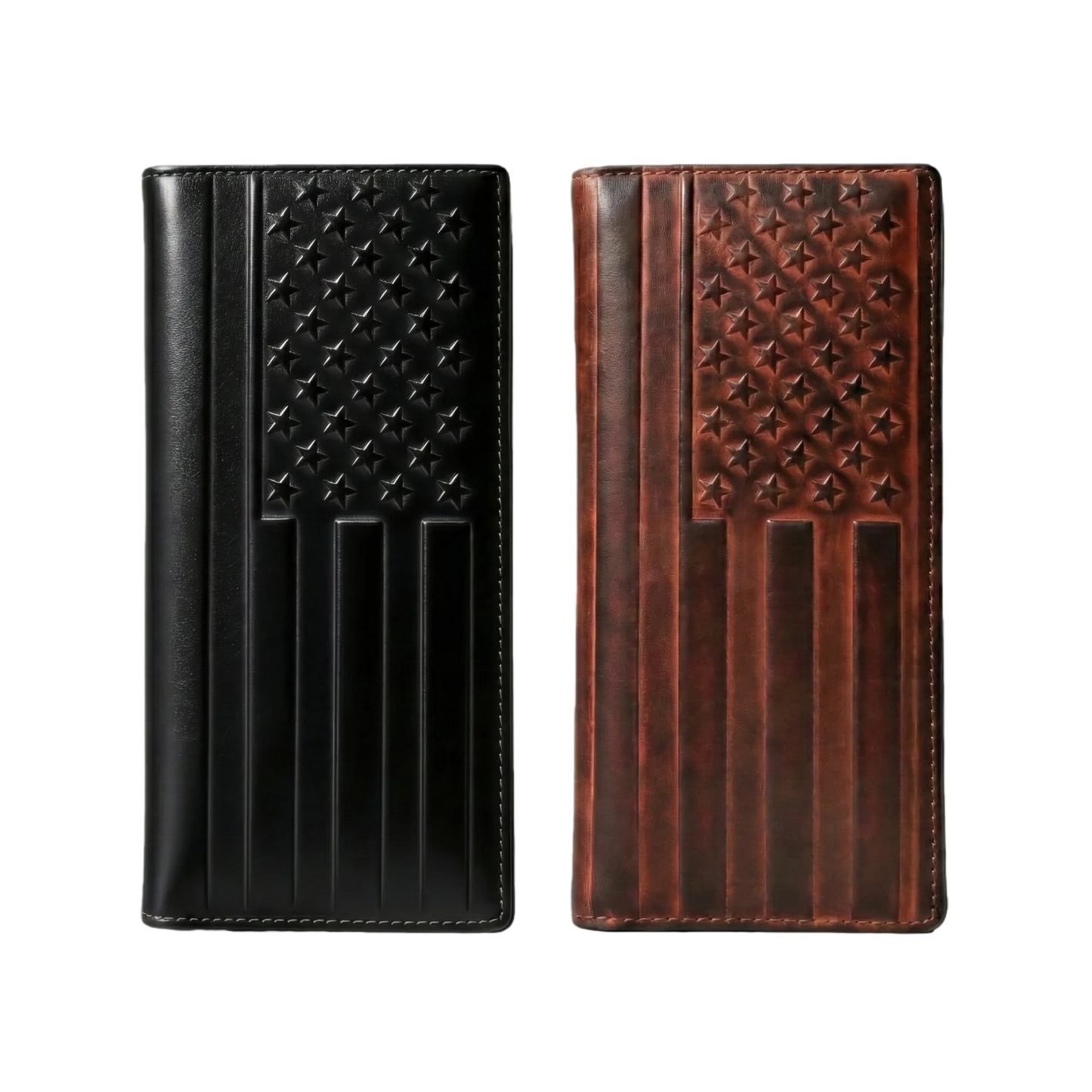 Real Cowhide Leather RFID-blocking Wallet