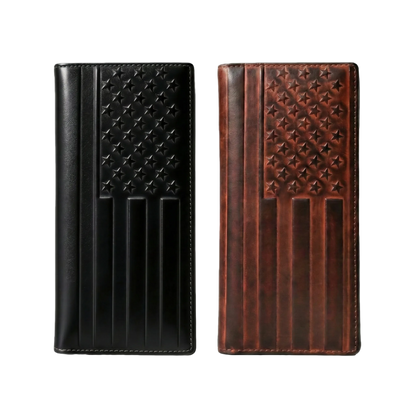 Real Cowhide Leather RFID-blocking Wallet