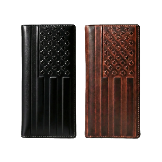 Real Cowhide Leather RFID-blocking Wallet